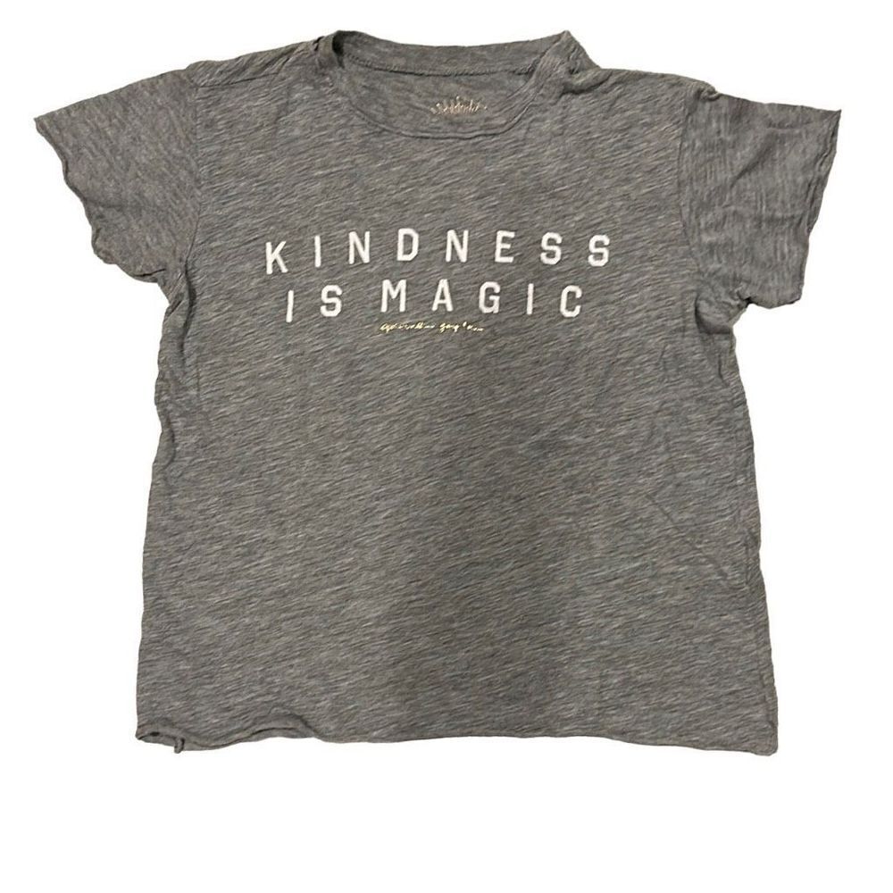 Spiritual Gangster Girls Grey T-Shirt ‘Kindness is Magic’